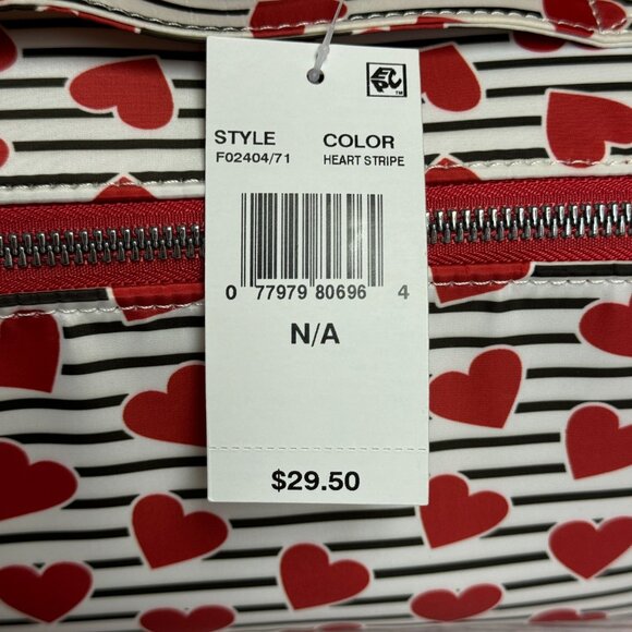 Stella & Max Zip Around Travel Case – Heart Stripe - Picture 5 of 5